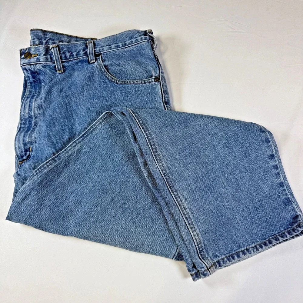 Carhartt‎ B18 Blue Jeans Men's Big & Tall Size 48X30 Straight Traditional Fit